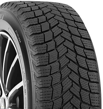 Larger tread view of tire