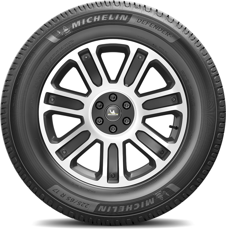 Larger sidewall view of tire