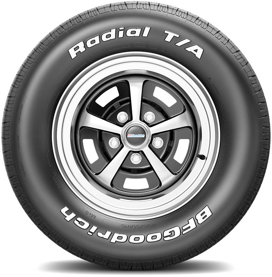 Larger sidewall view of tire