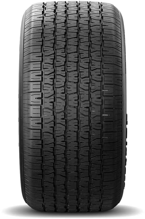 Larger front view of tire