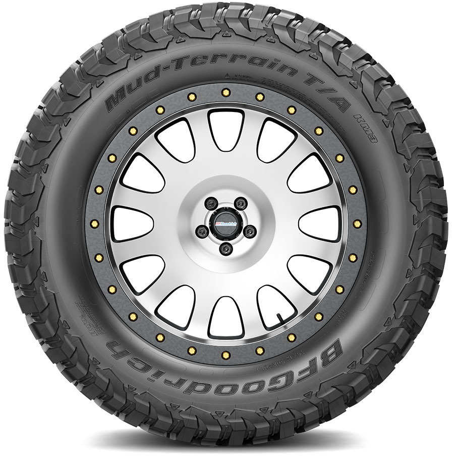 Larger sidewall view of tire