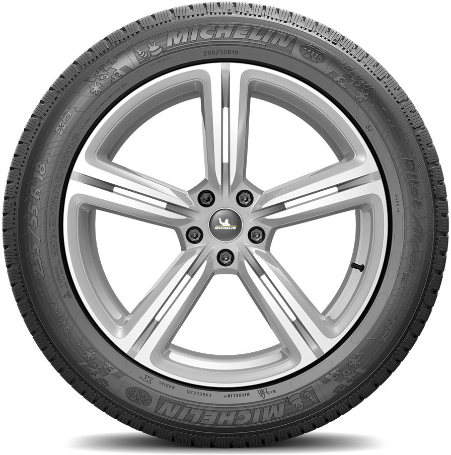 Larger sidewall view of tire