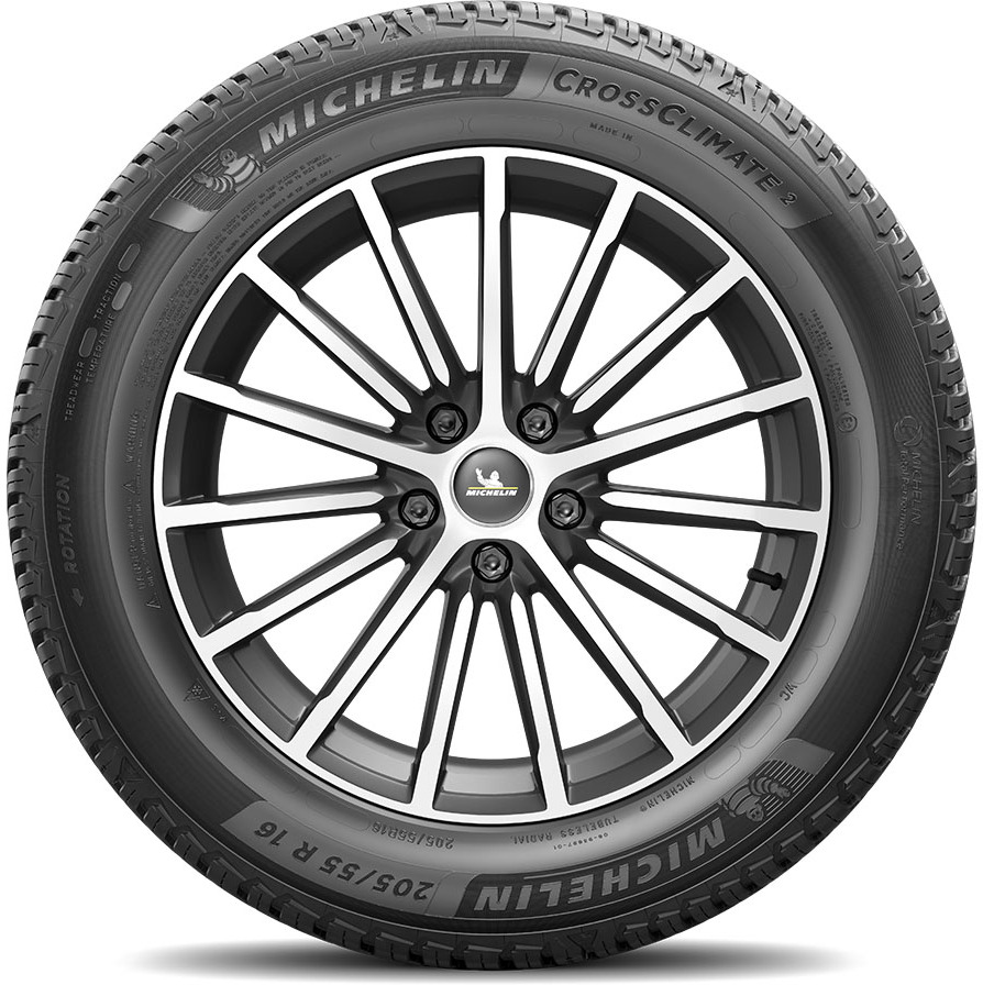 Larger sidewall view of tire