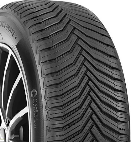 Larger tread view of tire