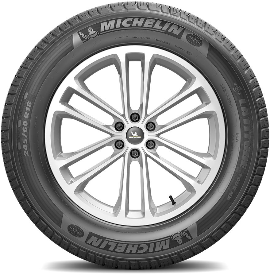 Larger sidewall view of tire