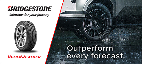 Bridgestone, Solutions for your journey. UltraWeather. Outperform every forecast