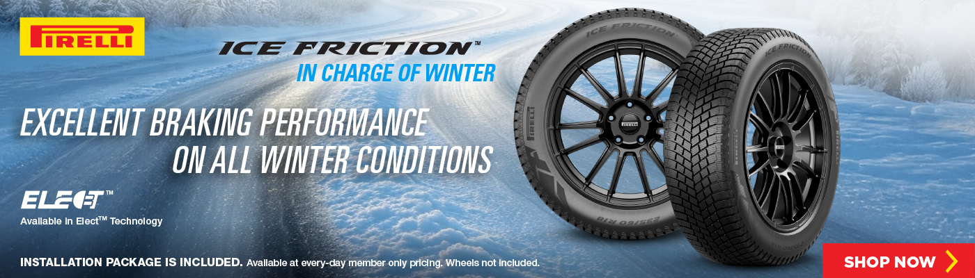 Pirelli Ice Friction tires. Shop now.
