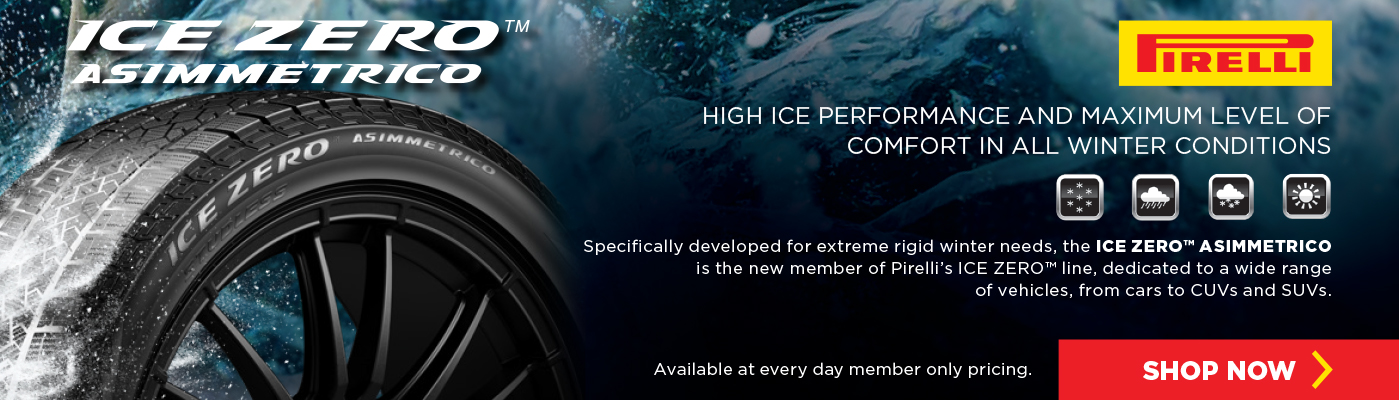 Pirelli Ice Zero Asimmetrico tires. Shop now.