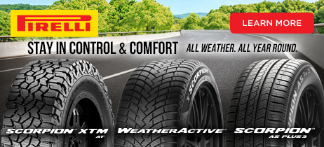 Pirelli. Stay in Control & Comfort. All Weather. All year round.