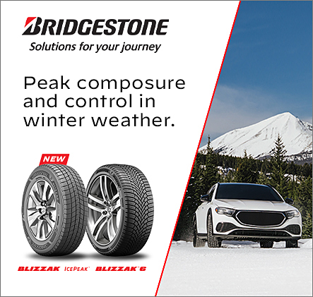 Bridgestone Blizzak IcePeak and Blizzak 6 tires.