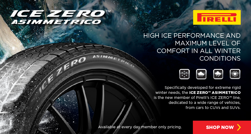 Pirelli Ice Zero Asimmetrico tires. Shop now.