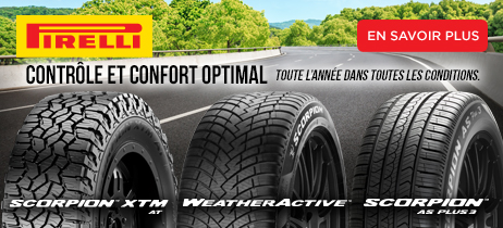 Pirelli. Contrôle et confort optimal. Toute l’année dans toutes les conditions.