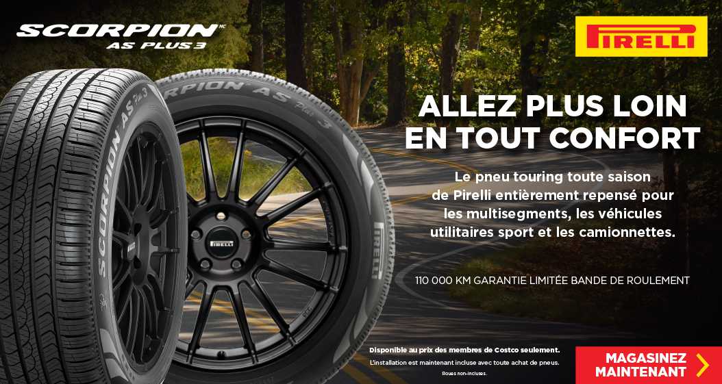 Pirelli Scorpion AS Plus 3 pneus. Magasinez Maintenant.