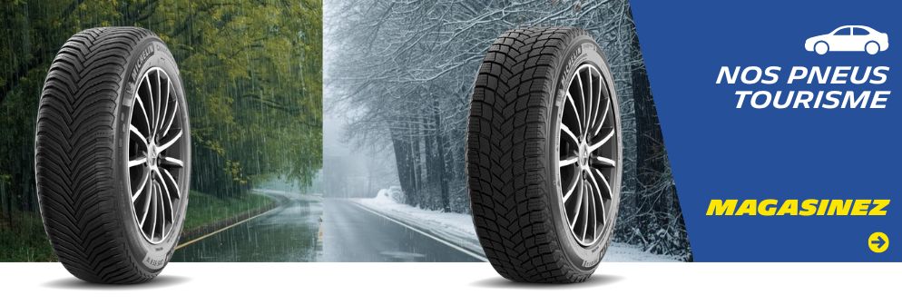 NOS PNEUS TOURISME. Magasinez. Ouvertur d’une boite de dialogue.