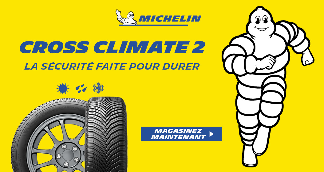 Michelin. Cross Cilmate 2. La sécurité faite pour durer. Magasinez Maintenant.
