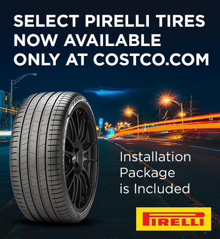 Select Pirelli tires now available only at Costco.com