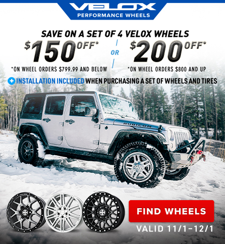 Velox Performance wheels.