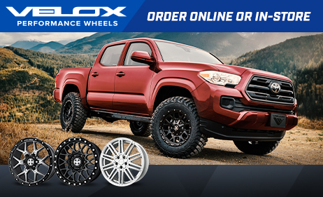Velox Performance Wheels. Order online or in-store.