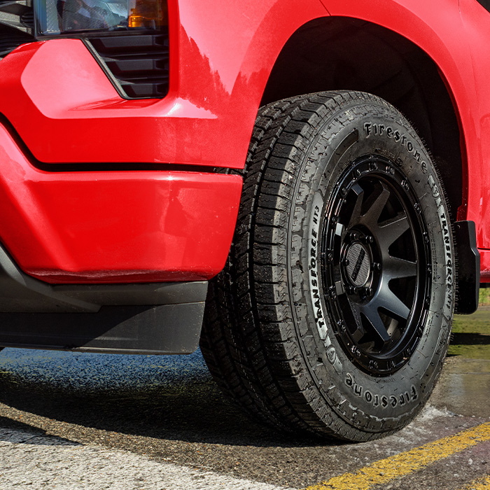 Watch video, Firestone Destination tires, Opens a Dialog